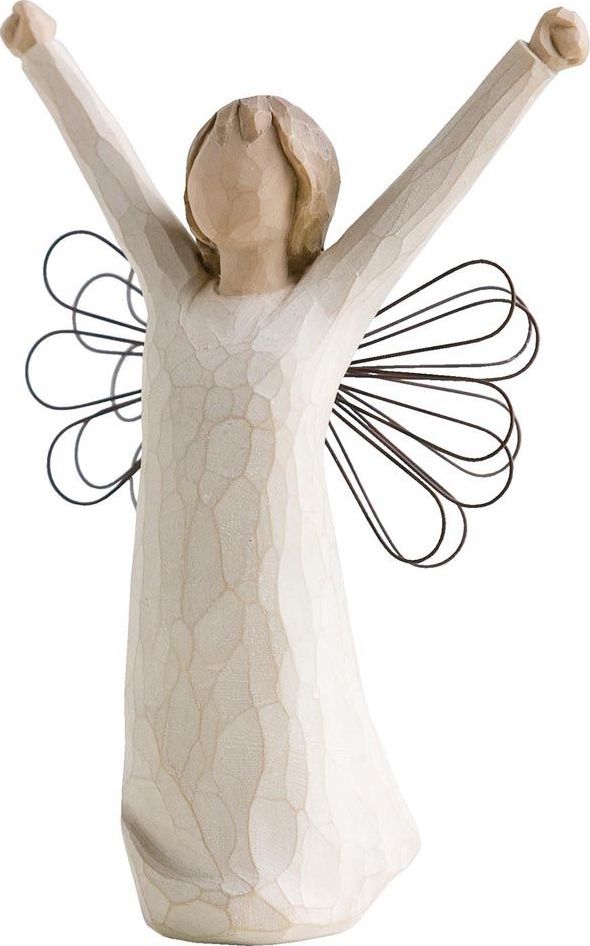 Фигурка Willow Tree Ангел мужества, высота 14,5 см26149 Фигурка Willow Tree Ангел мужества, высота 14,5 см26149Эти прекрасные фигурки созданы канадским скульптором Сьюзан Лорди.Каждая фигурка – это настоящее произведение искусства, образная скульптура в миниатюре, изображающая эмоции и чувства, которые помогают нам чувствовать себя ближе к другим, верить в мечту, выражать любовь. Фигурка помещена в красивую упаковку. Купить такой оригинальный подарок, значит не только украсить интерьер помещения или жилой комнаты, но выразить свое глубокое отношение к любимому человеку. Этот прекрасный сувенир будет лучшим подарком на день ангела, именины, день рождения, юбилей.