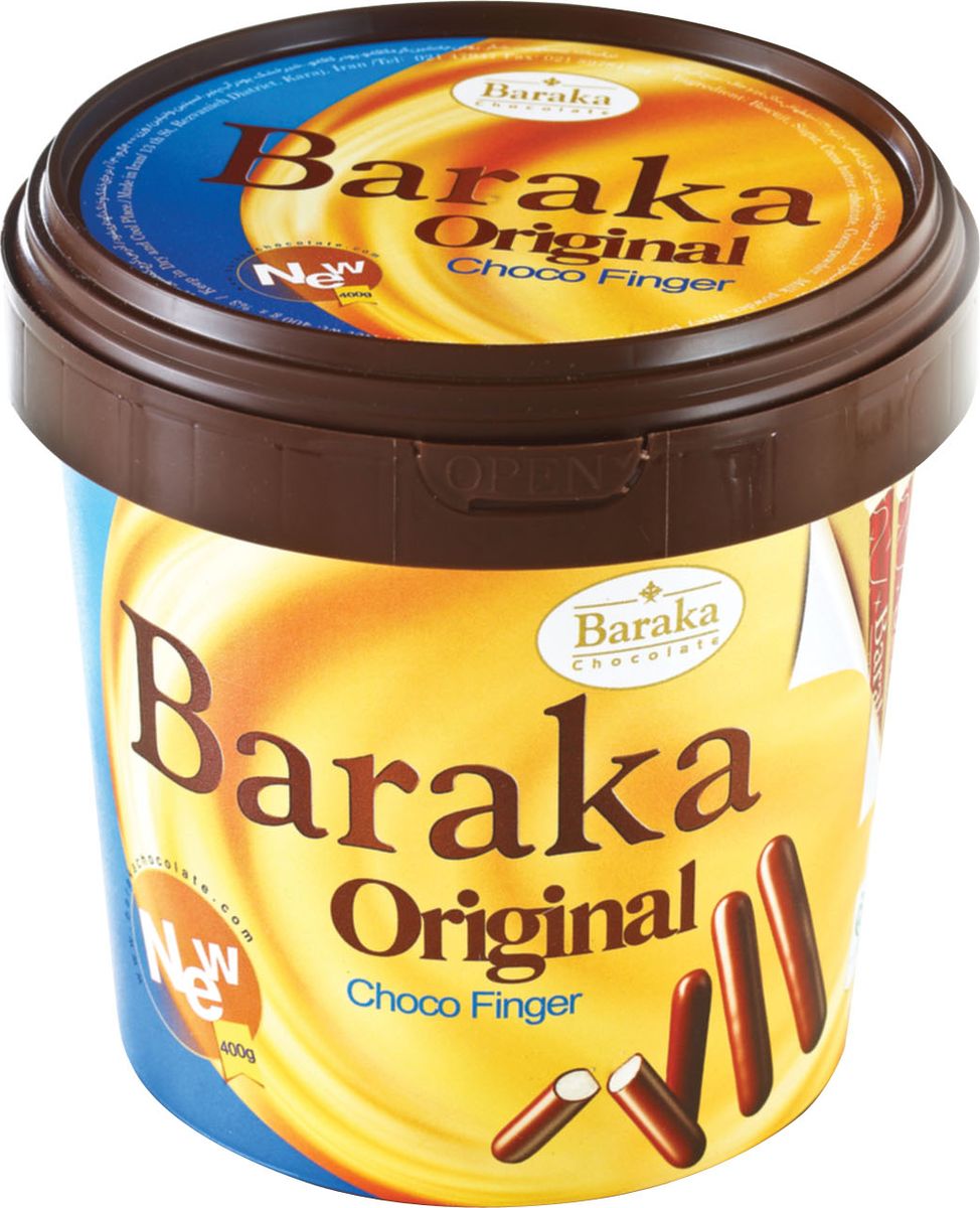 Baraka Пальчики шоколадные, 400 г