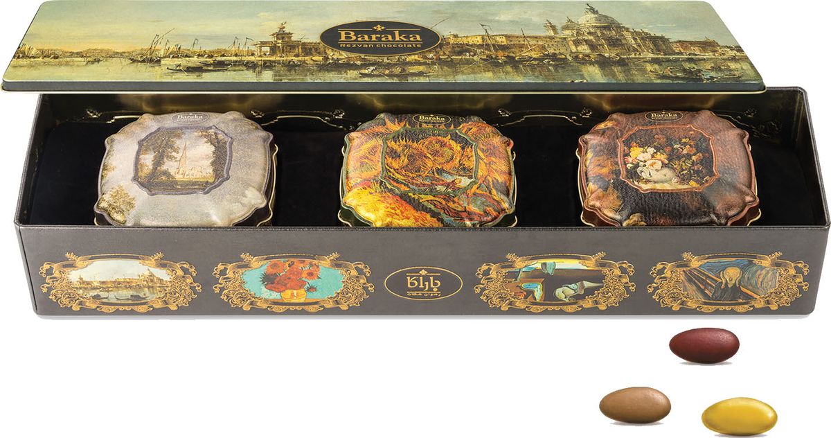 Baraka Венеция набор трюфелей с цельным орехом, 300 г