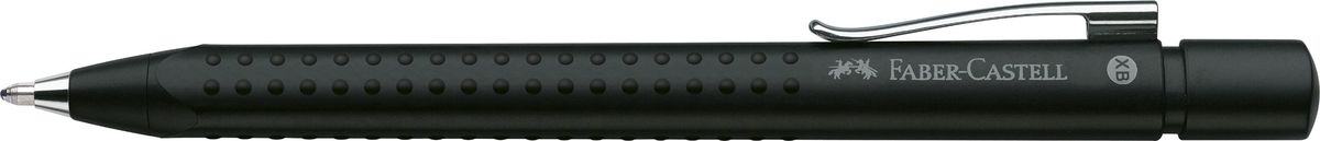 Faber-Castell Ручка шариковая Grip 2011 0,7 мм цвет черный144187 Faber-Castell Ручка шариковая Grip 2011 0,7 мм цвет черный144187Шариковая ручка Grip 2011,• запатентованная антискользящая зона захватаGrip с малыми массажными шашечками• эргономичная трехгранная форма• упругий клип и наконечник из металла• стандартный стержень синего цвета, M• пригодна для письма на документах, черный металлик