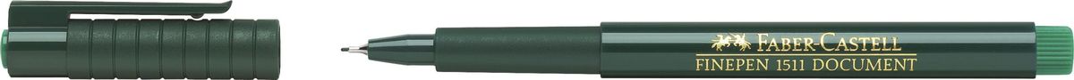Faber-Castell Ручка капиллярная Finepen 1511 0,2 мм цвет чернил зеленый151163 Faber-Castell Ручка капиллярная Finepen 1511 0,2 мм цвет чернил зеленый151163Капиллярная ручка Finepen 1511,• очень качественные капиллярные ручки сперманентными не выцветающими чернилами• большой объем чернил на водной основе• тонкий металлический наконечник 0,4 мм