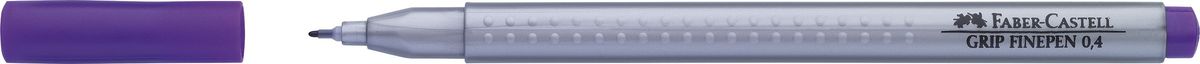 Faber-Castell Ручка капиллярная Grip 0,4 мм цвет чернил фиолетовый151634 Faber-Castell Ручка капиллярная Grip 0,4 мм цвет чернил фиолетовый151634Капиллярные ручки Grip Finepen,трехгранные,эргономичная трехгранная форма• запатентованная антискользящая зона GRIPс малыми массажными шашечками• толщина линии 0,4 мм облегчает черчениес линейкой и рисование по шаблону)• корпус из полипропилена обеспечиваетдлительный срок хранения• чернила на водной основе с добавлениемпищевых красителей безопасны для детей• вентилируемый колпачок• отстирываются с большинства обычных тканей, цвет фиолетовый