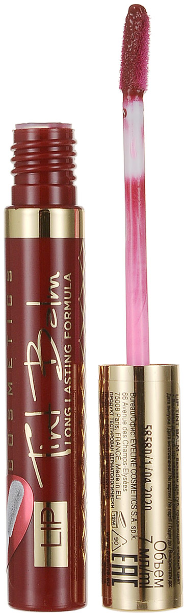 Eveline Бальзам для губ, придающий стойкий цвет № 108 Lip tint balm, 7 млLBL7BBTI108 Eveline Бальзам для губ, придающий стойкий цвет № 108 Lip tint balm, 7 млLBL7BBTI108Формула бальзама обогащена пчелиным воском, сафлоровым маслом, соевым маслом, касторовым маслом, витамины A, E, C. Нанести бальзам на губы и равномерно распределить. Наносить на губы в течение дня по мере необходимости. Подходит для ежедневного применения.