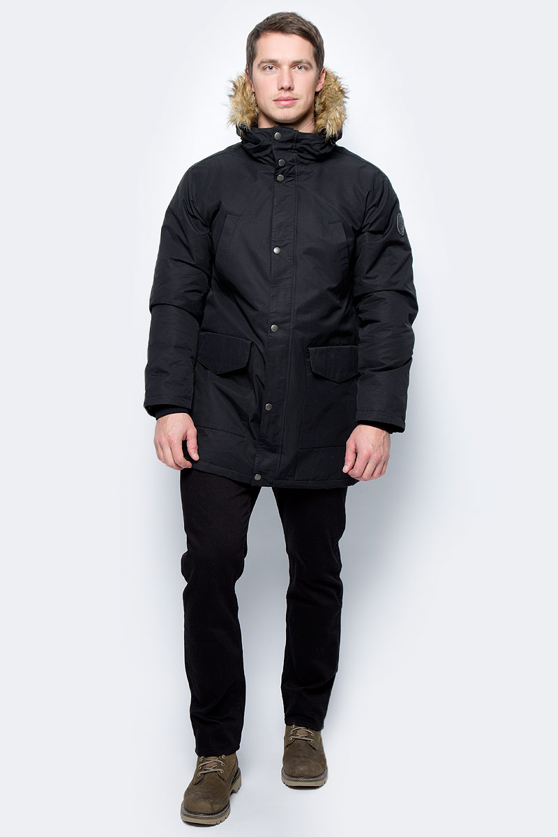 Куртка мужская DC Shoes, цвет: черный. EDYJK03125-KVJ0. Размер XXL (54)EDYJK03125-KVJ0 Куртка мужская DC Shoes, цвет: черный. EDYJK03125-KVJ0. Размер XXL (54)EDYJK03125-KVJ0Куртка мужская DC Shoes выполнена из хлопка и нейлона. Модель с длинными рукавами и капюшоном застегивается на застежку молнию и кнопки.