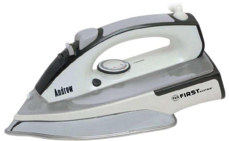 First FA-5610-4, White Grey утюгFA-5610-4 First FA-5610-4, White Grey утюгFA-5610-4First FA-5610-4 - мощный паровой утюг, который предназначен для глажки одежды, а также подходит для чистки и стерилизации. Рабочая поверхность выполнена из нержавеющей стали. Прибор отличается приятным внешним видом, простотой использования, безопасностью и высокой эффективностью. Предназначен для использования с водопроводной водой. Имеется функция глажки сухого белья.Данную модель можно использовать в различных условиях, включая дом, магазин одежды, гостиницу или салон тканей. Им можно гладить одежду из различных тканей, в особенности из шелка, синтетических волокон, шерсти, хлопка и других материалов, не повреждая ее. Благодаря мощной регулируемой подаче пара можно добиться того же эффекта, как при профессиональной глажке.Контрольный индикатор.Окошко уровня воды.Водяная струя.Регулировка паровой струи, паровой удар.