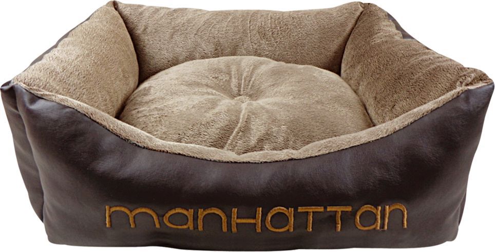 Лежак для собак и кошек Fauna Manhatten, 60 х 50 х 15 см. FIDB-1003FIDB-1003 Лежак для собак и кошек Fauna Manhatten, 60 х 50 х 15 см. FIDB-1003FIDB-1003Лежак комбинированный из нежного коричневого меха и искусственной кожи.