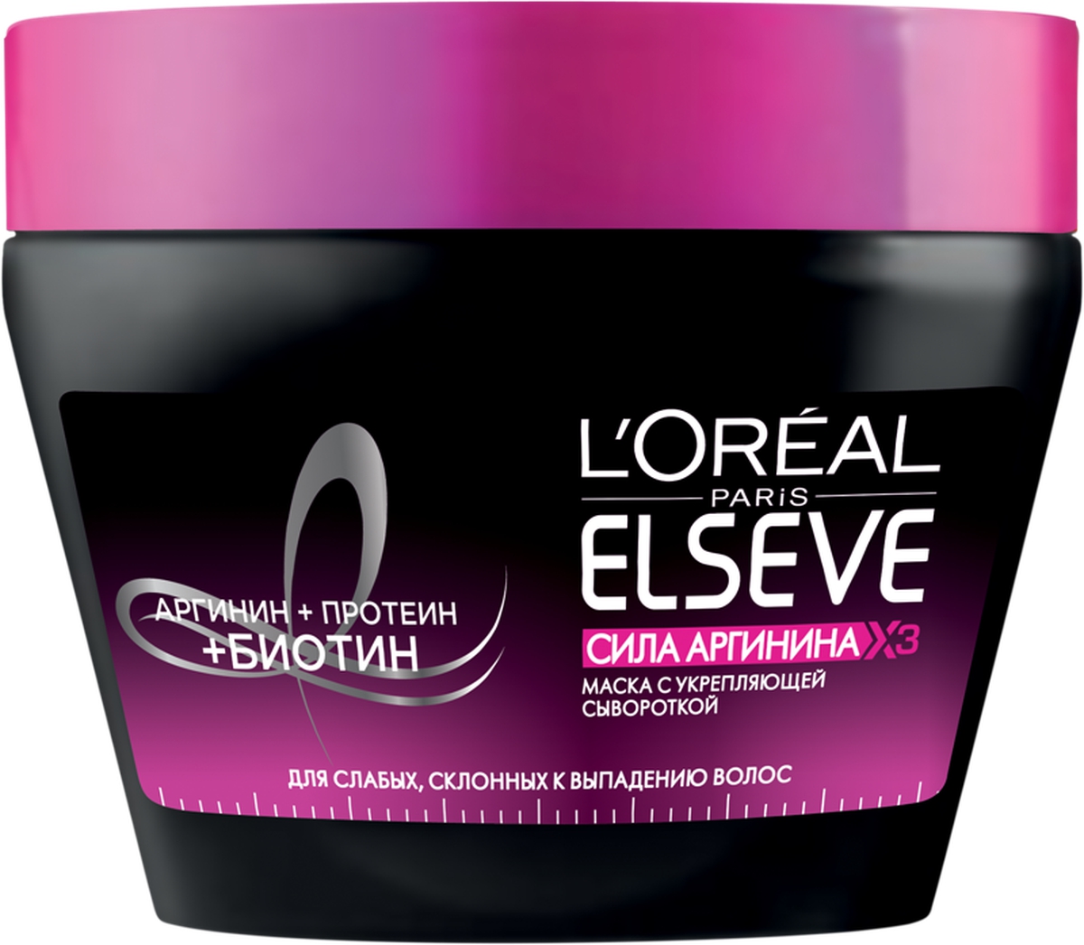 LOreal Paris Elseve Маска для волос Эльсев, Сила Аргинина х3, с укрепляющей сывороткой, 300 млA6294125 LOreal Paris Elseve Маска для волос Эльсев, Сила Аргинина х3, с укрепляющей сывороткой, 300 млA6294125С маской «Эльсев, Сила Аргинина х3» волосы будут расти сильными! В основе уникальной формулы средства лежит Аргинин — аминокислота, отвечающая за рост волос. Маска для волос одновременно действует в трёх направлениях: интенсивно питает волосяные луковицы, укрепляет корни и стимулирует рост волос.
