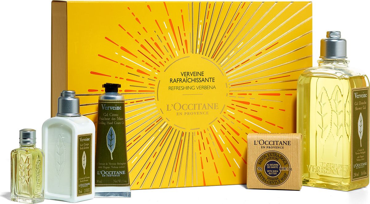 L`Occitane Набор Соблазнительная Вербена l occitane гель для ванн и душа вербена цитрус гель для ванн и душа вербена цитрус