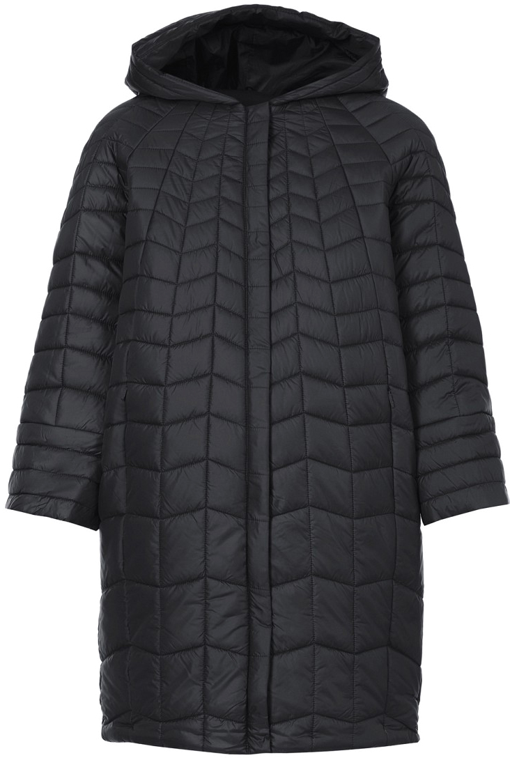 Пальто женское Baon, цвет: черный. B037548_Black. Размер XL (50)B037548_Black Пальто женское Baon, цвет: черный. B037548_Black. Размер XL (50)B037548_BlackЖенское пальто Baon с длинными рукавами и капюшоном выполнено из полиэстера. Наполнитель - полиэстер.