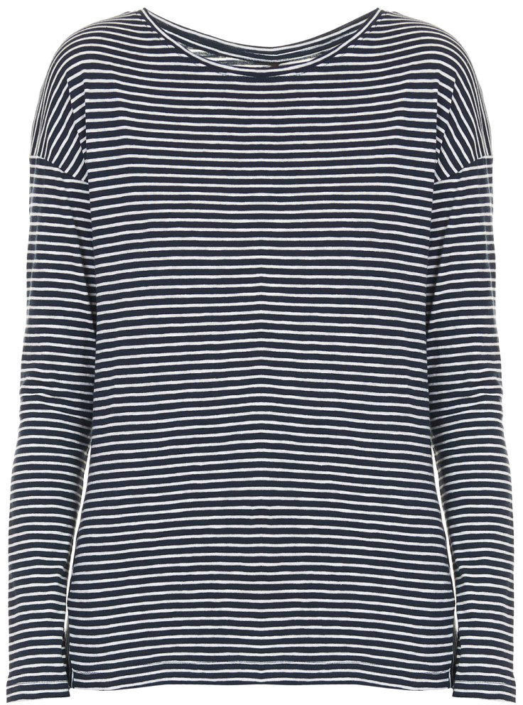 Лонгслив женский Baon, цвет: синий. B217507_Dark Navy Striped. Размер M (46)B217507_Dark Navy Striped Лонгслив женский Baon, цвет: синий. B217507_Dark Navy Striped. Размер M (46)B217507_Dark Navy StripedЛонгслив женский Baon выполнен из натурального хлопка. Модель с круглым вырезом горловины и длинными рукавами. Изделие оформлено принтом в полоску.