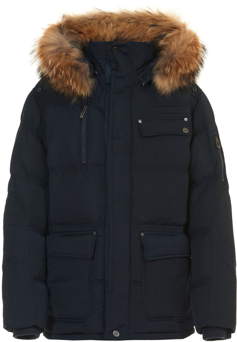 Пуховик мужской Baon, цвет: синий. B507511_Deep Navy. Размер XL (52)B507511_Deep Navy Пуховик мужской Baon, цвет: синий. B507511_Deep Navy. Размер XL (52)B507511_Deep NavyПуховик Baon выполнен из качественного материала. Модель с капюшоном застегивается на комбинированную застежку.
