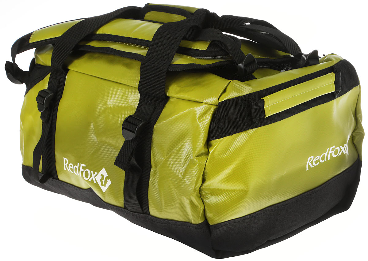 Баул Red Fox Expedition Duffel Bag, цвет: лайм, 30 л1048216 Баул Red Fox Expedition Duffel Bag, цвет: лайм, 30 л1048216Баул Red Fox Expedition Duffel Bag - это надежный баул для транспортировки вещей во время экспедиций и путешествий. Баул изготовлен из плотного нейлона и состоит из одного отделения. Доступ в отделение происходит через клапан, закрывающийся на молнию. Внутри отделения расположены два открытых боковых накладных кармана. Клапан с внутренней стороны дополнен карманом-сеткой на застежке-молнии. В верхней части сумки имеется прозрачное окошко для карточки с данными владельца. Сумка оснащена двумя короткими боковыми ручками, двумя длинными ручками и двумя лямками. Лямки отстегиваются, регулируются по длине и дополнены уплотнителями. Особенности: - большой клапан на молнии для доступа в основное отделение; - четыре ручки; - отстегивающиеся лямки; - центральные ручки соединяются клапаном с застежкой-велкро; - боковые стяжки.Назначение: экспедиции.Материал: 1000D PVC coated Nylon.Объем, л: 30.Вес, г: 2350.