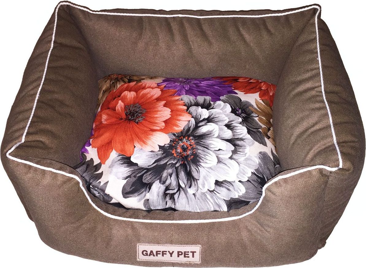 Лежак для животных Gaffy Pet Flower, цвет: шоколадный, 45 х 35 х 22 см11071S Лежак для животных Gaffy Pet Flower, цвет: шоколадный, 45 х 35 х 22 см11071SКоллекция подушек благородных цветов, уместных в любом интерьере. Красивые цвета, разные размеры. Классическая форма, удобна для перемещения и в поездках. Прочная, не истирается, подвергается любой чистке.