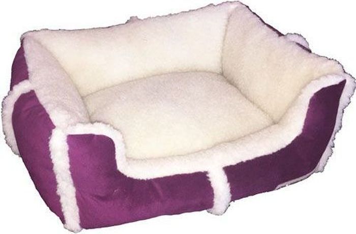 Лежак Gaffy Pet Sherpa, цвет: бордовый, 55 х 45 х 23 см11263M Лежак Gaffy Pet Sherpa, цвет: бордовый, 55 х 45 х 23 см11263MСерия лежаков Люкс с отделкой под ОВЧИНУ. Уютная, очень стильная ручная работа.