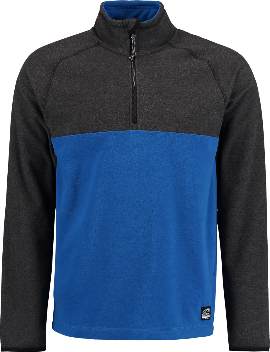 Толстовка мужская ONeill Pm Ventilator Half Zip Fleece, цвет: голубой, черный. 7P0220-5130. Размер S (46/48)7P0220-5130 Толстовка мужская ONeill Pm Ventilator Half Zip Fleece, цвет: голубой, черный. 7P0220-5130. Размер S (46/48)7P0220-5130Мужская толстовка от ONeill выполнена из флиса. Модель с длинными рукавами-реглан и воротником стойкой на груди застегивается на молнию.