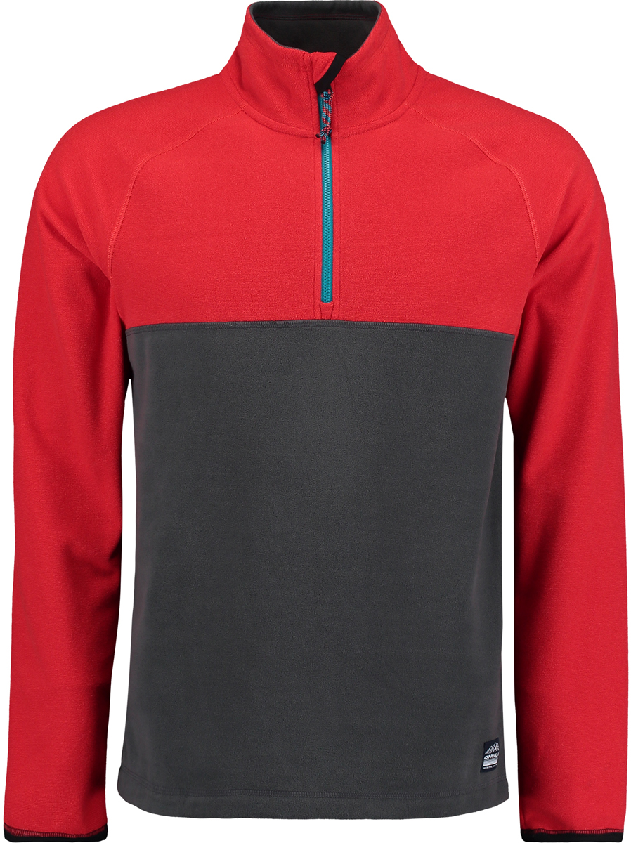 Толстовка мужская ONeill Pm Ventilator Half Zip Fleece, цвет: красный, серый. 7P0220-8026. Размер XXL (54/56)7P0220-8026 Толстовка мужская ONeill Pm Ventilator Half Zip Fleece, цвет: красный, серый. 7P0220-8026. Размер XXL (54/56)7P0220-8026Мужская толстовка от ONeill выполнена из флиса. Модель с длинными рукавами-реглан и воротником стойкой на груди застегивается на молнию.