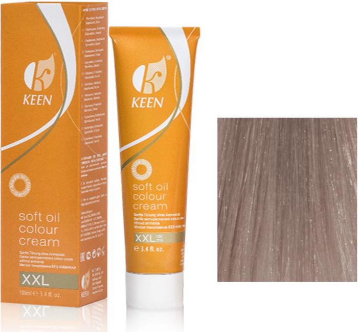 Keen Soft Oil Мягкое тонирование Крем-масло для волос 10.61 Ультра-светлый фиолетово-пепельный блондин Ultrahellblond Violett-Asch, 100 мл12910612 Keen Soft Oil Мягкое тонирование Крем-масло для волос 10.61 Ультра-светлый фиолетово-пепельный блондин Ultrahellblond Violett-Asch, 100 мл12910612МЯГКОЕ И ЩАДЯЩЕЕ ТОНИРОВАНИЕ: Крем-масло не содержит аммиак.УХОД: Крем-масло разработано на основе масла макадамии и оливкового масла для сохранения и укрепления структуры волос в процессе окрашивания.РЕЗУЛЬТАТ: Блестящие ухоженные волосы насыщенного светящегося цвета.pH: 9,5 – 10,5