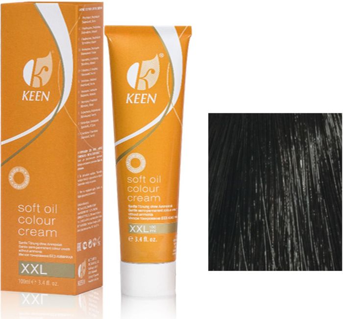 Keen Soft Oil Мягкое тонирование Крем-масло для волос 1.0 Черный Schwarz, 100 мл12991012 Keen Soft Oil Мягкое тонирование Крем-масло для волос 1.0 Черный Schwarz, 100 мл12991012МЯГКОЕ И ЩАДЯЩЕЕ ТОНИРОВАНИЕ: Крем-масло не содержит аммиак.УХОД: Крем-масло разработано на основе масла макадамии и оливкового масла для сохранения и укрепления структуры волос в процессе окрашивания.РЕЗУЛЬТАТ: Блестящие ухоженные волосы насыщенного светящегося цвета.pH: 9,5 – 10,5