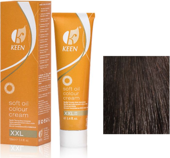 Keen Soft Oil Мягкое тонирование Крем-масло для волос 5.7 Шоколад Schoko, 100 мл