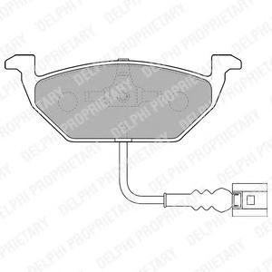 Тормозные колодки дисковыеDELPHI LP1514LP1514 Тормозные колодки дисковыеDELPHI LP1514LP1514Колодки тормозные дисковые DELPHI. LP1514