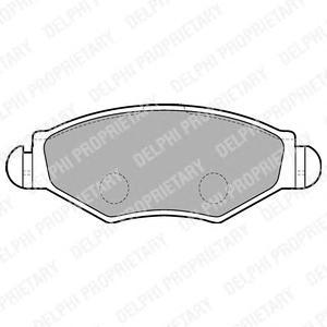 Тормозные колодки дисковыеDELPHI LP1699LP1699 Тормозные колодки дисковыеDELPHI LP1699LP1699Колодки тормозные дисковые DELPHI. LP1699