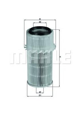 Воздушный фильтр Mahle/Knecht LX682LX682 Воздушный фильтр Mahle/Knecht LX682LX682Фильтр воздушный Mitsubishi/Hyundai Porter/Nissan Knecht Mahle/Knecht. LX682