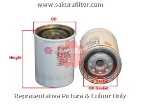 Топливный фильтр Sakura. FC1804FC1804 Топливный фильтр Sakura. FC1804FC1804Фильтр топл. Sakura Sakura авто. FC1804