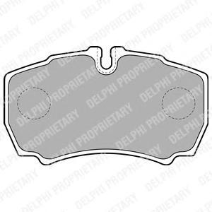 Тормозные колодки дисковыеDELPHI LP1826LP1826 Тормозные колодки дисковыеDELPHI LP1826LP1826Колодки тормозные дисковые DELPHI. LP1826