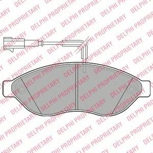 Тормозные колодки дисковыеDELPHI LP1992LP1992 Тормозные колодки дисковыеDELPHI LP1992LP1992Колодки тормозные дисковые DELPHI. LP1992