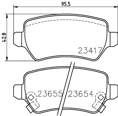 Тормозные колодки дисковые HELLA 8DB3550187818DB355018781 Тормозные колодки дисковые HELLA 8DB3550187818DB355018781колодки тормозные дисковые HELLA авто. 8DB355018781