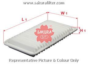 Воздушный фильтр Sakura A1189A1189 Воздушный фильтр Sakura A1189A1189Фильтр воздушный TOYOTA CAMRY 2.4/3.0 01-06/LEXUS RX300/350 03- Sakura авто. A1189