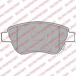 Тормозные колодки дисковыеDELPHI LP1989LP1989 Тормозные колодки дисковыеDELPHI LP1989LP1989Колодки тормозные дисковые DELPHI. LP1989