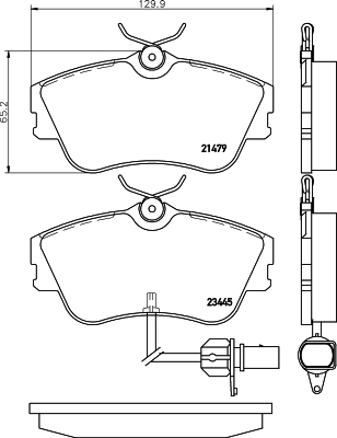 Тормозные колодки дисковые HELLA. 8DB3550186218DB355018621 Тормозные колодки дисковые HELLA. 8DB3550186218DB355018621Колодки тормозные дисковые HELLA авто. 8DB355018621