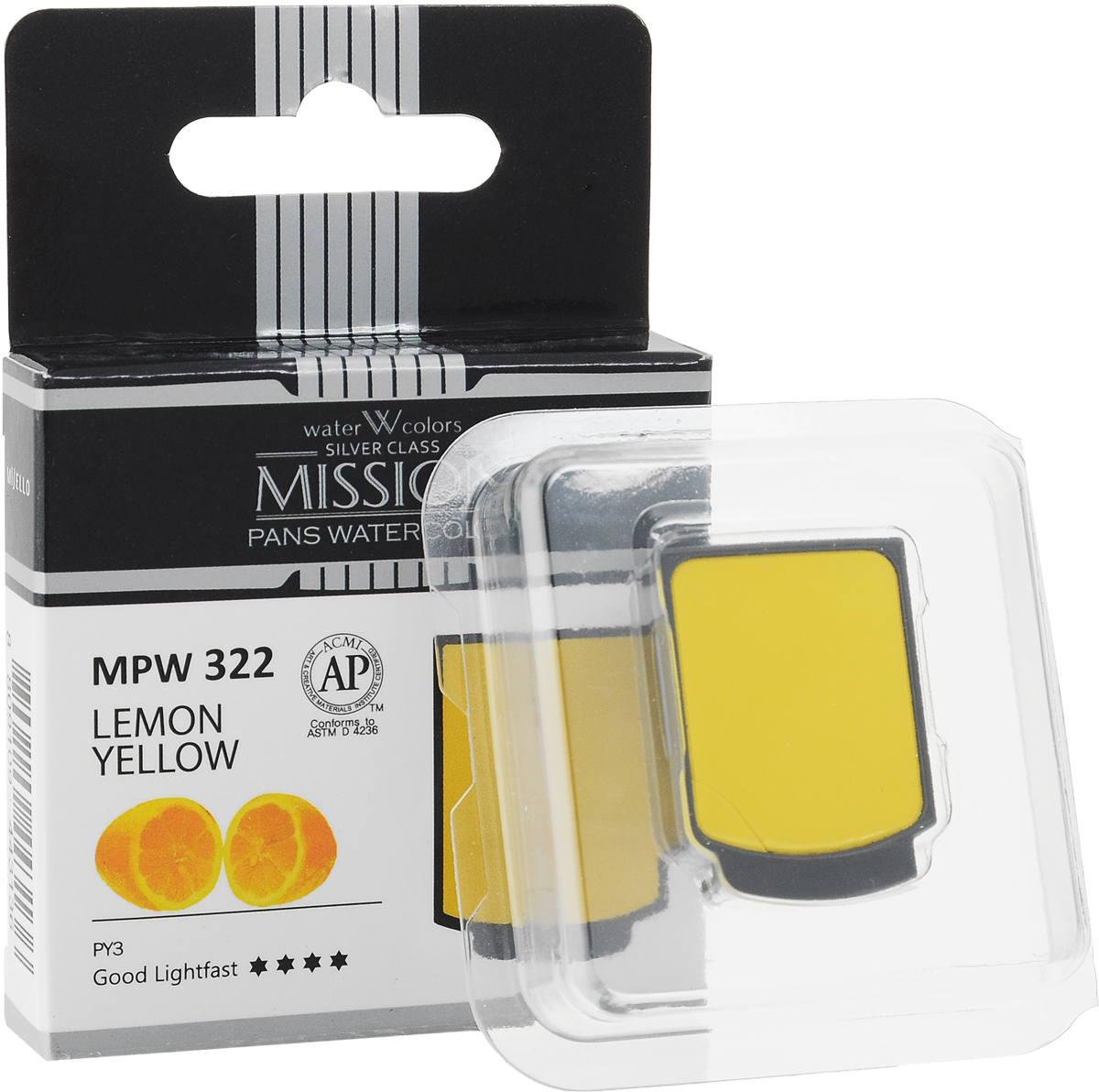 Mijello Акварель Mission Silver Pan 322 Желтый лимонный 2 мл MPW-322MPW-322 Mijello Акварель Mission Silver Pan 322 Желтый лимонный 2 мл MPW-322MPW-322Серия акварельных красок Корейского производителя Mijello - Mission Silver это студийная серия красок. Эта серия акварели была создана компанией Mijello в сотрудничестве с экспертами в области акварельной живописи. В этой серии идеально сочетается цена и качество красок, что позволяет ей быть востребованной среди большого количества художников. Цвета акварели серии Mission Silver это смеси пигментов тонкого помола с высококачественными компонентами и гуммиарабиком. Эти краски предлагаются в кюветах. Максимальное количество цветов в этой серии - 24цв Используйте краски Mijello серии Mission Silver для акварельной живописи по мокрому, они идеально подойдут для подобной техники работы с акварелью. Акварель Mijello Mission White будет отличным выбором как начинающему художнику, так и профессионалу.