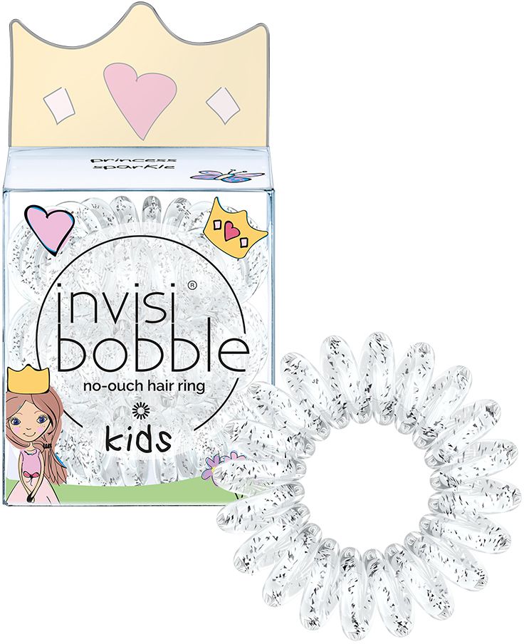 Invisibobble Резинка для волос Kids Princess Sparkle, 3 шт