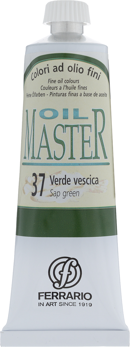Ferrario Краска масляная Oil Master цвет №37 сочно-зеленый