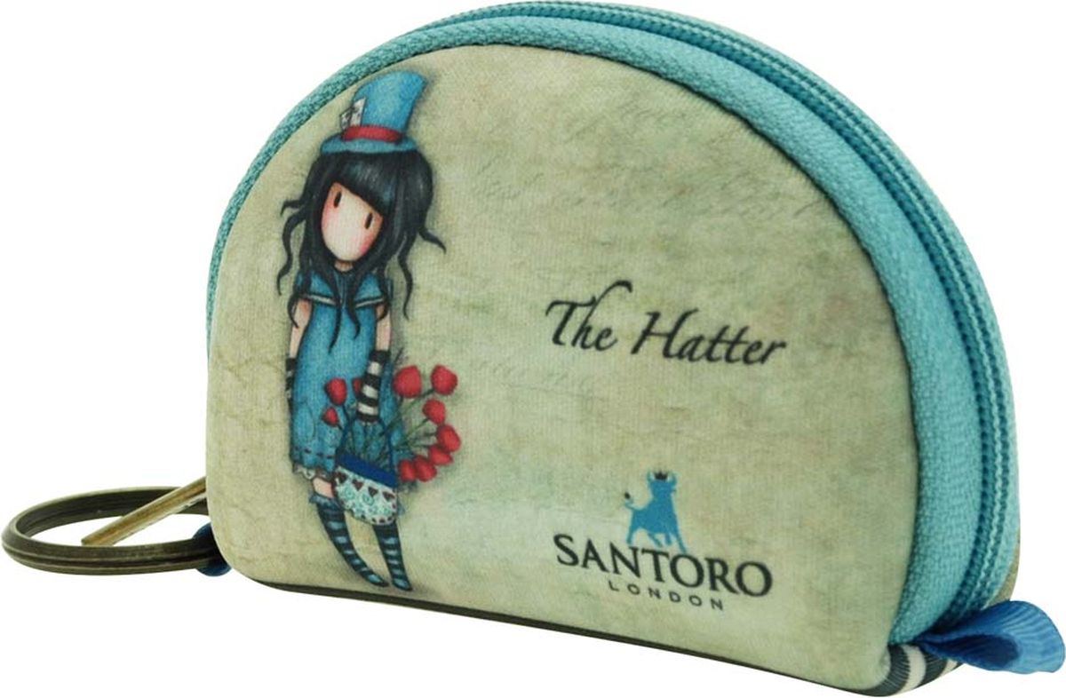 Кошелек для девочки Santoro The Hatter, цвет: голубой. 0012424