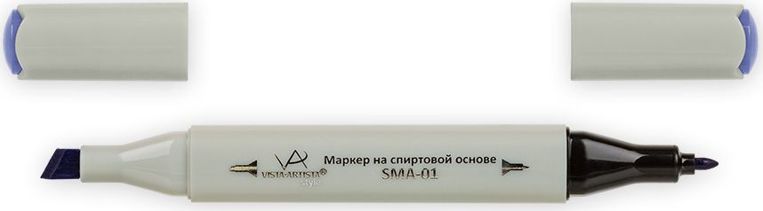Vista-Artista Маркер Style цвет K321 бледный кобальт синий33834095732 Vista-Artista Маркер Style цвет K321 бледный кобальт синий33834095732Маркеры ТМ VISTA-ARTISTA Style позволяют работать различными живописными техниками такими, как скетчинг, создание иллюстраций, прорисовка дизайнов и др. Палитра маркеров включает 168 цветов - от пастельных до самых ярких (в том числе маркер-блендер). Маркеры обладают следующими параметрами:- На спиртовой основе.- Водостойкий и не смывается водой.- Два наконечника:* толстый, скошенный наконечник используют для закрашивания больших поверхностей и прорисовки широких линий, толщина линии 1-7 мм; * тонкий наконечник служит для тонких линий, прорисовки деталей и создания рисунка, толщина линии 1 мм.- Краска полупрозрачная, позволяет делать переходы из одного цвета в другой. После нанесения на бумагу высыхает почти сразу.- Цвета можно накладывать друг на друга и смешивать, получая при этом новые оттенки;- Не высыхает при плотно закрытых колпачках.- Маркер-блендер предназначен для создания визуальных эффектов - вымывания фона, смешивания цветов, добавления акварельных эффектов, изменения насыщенности цвета в рисунке.