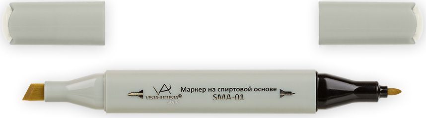 Vista-Artista Маркер Style J101 Dim Green33860299002 Vista-Artista Маркер Style J101 Dim Green33860299002Маркеры ТМ VISTA-ARTISTA Style позволяют работать различными живописными техниками такими, как скетчинг, создание иллюстраций, прорисовка дизайнов и др. Палитра маркеров включает 168 цветов - от пастельных до самых ярких (в том числе маркер-блендер). Маркеры обладают следующими параметрами:- На спиртовой основе.- Водостойкий и не смывается водой.- Два наконечника:* толстый, скошенный наконечник используют для закрашивания больших поверхностей и прорисовки широких линий, толщина линии 1-7 мм; * тонкий наконечник служит для тонких линий, прорисовки деталей и создания рисунка, толщина линии 1 мм.- Краска полупрозрачная, позволяет делать переходы из одного цвета в другой. После нанесения на бумагу высыхает почти сразу.- Цвета можно накладывать друг на друга и смешивать, получая при этом новые оттенки;- Не высыхает при плотно закрытых колпачках.- Маркер-блендер предназначен для создания визуальных эффектов - вымывания фона, смешивания цветов, добавления акварельных эффектов, изменения насыщенности цвета в рисунке.