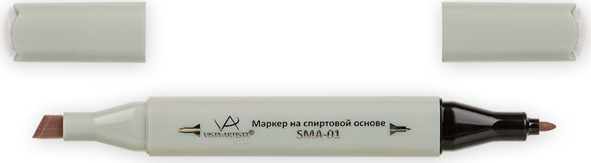 Vista-Artista Маркер Style цвет S486 серый теплый 133860345572 Vista-Artista Маркер Style цвет S486 серый теплый 133860345572Маркеры ТМ VISTA-ARTISTA Style позволяют работать различными живописными техниками такими, как скетчинг, создание иллюстраций, прорисовка дизайнов и др. Палитра маркеров включает 168 цветов - от пастельных до самых ярких (в том числе маркер-блендер). Маркеры обладают следующими параметрами:- На спиртовой основе.- Водостойкий и не смывается водой.- Два наконечника:* толстый, скошенный наконечник используют для закрашивания больших поверхностей и прорисовки широких линий, толщина линии 1-7 мм; * тонкий наконечник служит для тонких линий, прорисовки деталей и создания рисунка, толщина линии 1 мм.- Краска полупрозрачная, позволяет делать переходы из одного цвета в другой. После нанесения на бумагу высыхает почти сразу.- Цвета можно накладывать друг на друга и смешивать, получая при этом новые оттенки;- Не высыхает при плотно закрытых колпачках.- Маркер-блендер предназначен для создания визуальных эффектов - вымывания фона, смешивания цветов, добавления акварельных эффектов, изменения насыщенности цвета в рисунке.