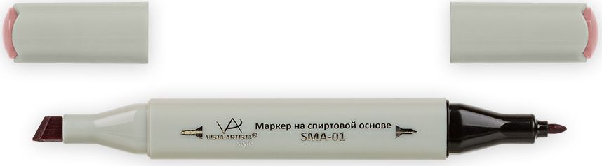 Vista-Artista Маркер Style цвет K241 грязный розово-коричневый33860424372 Vista-Artista Маркер Style цвет K241 грязный розово-коричневый33860424372Маркеры ТМ VISTA-ARTISTA Style позволяют работать различными живописными техниками такими, как скетчинг, создание иллюстраций, прорисовка дизайнов и др. Палитра маркеров включает 168 цветов - от пастельных до самых ярких (в том числе маркер-блендер). Маркеры обладают следующими параметрами:- На спиртовой основе.- Водостойкий и не смывается водой.- Два наконечника:* толстый, скошенный наконечник используют для закрашивания больших поверхностей и прорисовки широких линий, толщина линии 1-7 мм; * тонкий наконечник служит для тонких линий, прорисовки деталей и создания рисунка, толщина линии 1 мм.- Краска полупрозрачная, позволяет делать переходы из одного цвета в другой. После нанесения на бумагу высыхает почти сразу.- Цвета можно накладывать друг на друга и смешивать, получая при этом новые оттенки;- Не высыхает при плотно закрытых колпачках.- Маркер-блендер предназначен для создания визуальных эффектов - вымывания фона, смешивания цветов, добавления акварельных эффектов, изменения насыщенности цвета в рисунке.