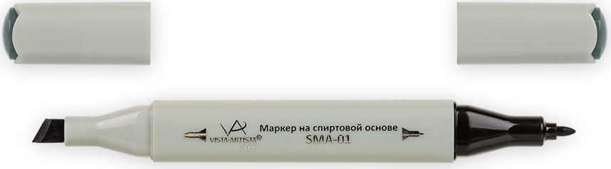 Vista-Artista Маркер Style цвет S534 темный темно-зелено-серый33862210632 Vista-Artista Маркер Style цвет S534 темный темно-зелено-серый33862210632Маркеры ТМ VISTA-ARTISTA Style позволяют работать различными живописными техниками такими, как скетчинг, создание иллюстраций, прорисовка дизайнов и др. Палитра маркеров включает 168 цветов - от пастельных до самых ярких (в том числе маркер-блендер). Маркеры обладают следующими параметрами:- На спиртовой основе.- Водостойкий и не смывается водой.- Два наконечника:* толстый, скошенный наконечник используют для закрашивания больших поверхностей и прорисовки широких линий, толщина линии 1-7 мм; * тонкий наконечник служит для тонких линий, прорисовки деталей и создания рисунка, толщина линии 1 мм.- Краска полупрозрачная, позволяет делать переходы из одного цвета в другой. После нанесения на бумагу высыхает почти сразу.- Цвета можно накладывать друг на друга и смешивать, получая при этом новые оттенки;- Не высыхает при плотно закрытых колпачках.- Маркер-блендер предназначен для создания визуальных эффектов - вымывания фона, смешивания цветов, добавления акварельных эффектов, изменения насыщенности цвета в рисунке.