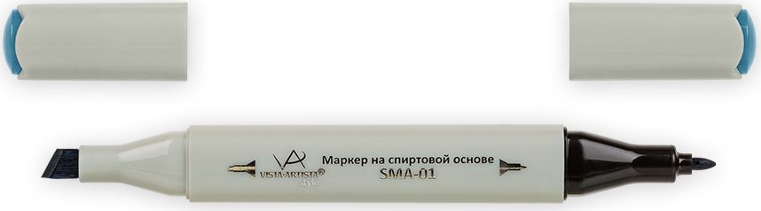 Vista-Artista Маркер Style цвет G351 темной морской волны33862423822 Vista-Artista Маркер Style цвет G351 темной морской волны33862423822Маркеры ТМ VISTA-ARTISTA Style позволяют работать различными живописными техниками такими, как скетчинг, создание иллюстраций, прорисовка дизайнов и др. Палитра маркеров включает 168 цветов - от пастельных до самых ярких (в том числе маркер-блендер). Маркеры обладают следующими параметрами:- На спиртовой основе.- Водостойкий и не смывается водой.- Два наконечника:* толстый, скошенный наконечник используют для закрашивания больших поверхностей и прорисовки широких линий, толщина линии 1-7 мм; * тонкий наконечник служит для тонких линий, прорисовки деталей и создания рисунка, толщина линии 1 мм.- Краска полупрозрачная, позволяет делать переходы из одного цвета в другой. После нанесения на бумагу высыхает почти сразу.- Цвета можно накладывать друг на друга и смешивать, получая при этом новые оттенки;- Не высыхает при плотно закрытых колпачках.- Маркер-блендер предназначен для создания визуальных эффектов - вымывания фона, смешивания цветов, добавления акварельных эффектов, изменения насыщенности цвета в рисунке.