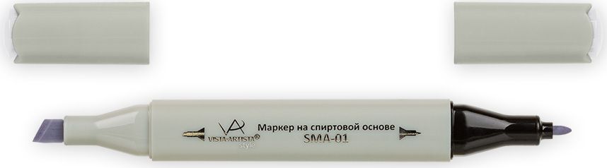 Vista-Artista Маркер Style цвет S515 серый холодный II 033862476392 Vista-Artista Маркер Style цвет S515 серый холодный II 033862476392Маркеры ТМ VISTA-ARTISTA Style позволяют работать различными живописными техниками такими, как скетчинг, создание иллюстраций, прорисовка дизайнов и др. Палитра маркеров включает 168 цветов - от пастельных до самых ярких (в том числе маркер-блендер). Маркеры обладают следующими параметрами:- На спиртовой основе.- Водостойкий и не смывается водой.- Два наконечника:* толстый, скошенный наконечник используют для закрашивания больших поверхностей и прорисовки широких линий, толщина линии 1-7 мм; * тонкий наконечник служит для тонких линий, прорисовки деталей и создания рисунка, толщина линии 1 мм.- Краска полупрозрачная, позволяет делать переходы из одного цвета в другой. После нанесения на бумагу высыхает почти сразу.- Цвета можно накладывать друг на друга и смешивать, получая при этом новые оттенки;- Не высыхает при плотно закрытых колпачках.- Маркер-блендер предназначен для создания визуальных эффектов - вымывания фона, смешивания цветов, добавления акварельных эффектов, изменения насыщенности цвета в рисунке.