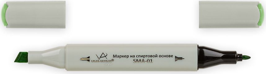 Vista-Artista Маркер Style цвет Z433 лаймовый33862489442 Vista-Artista Маркер Style цвет Z433 лаймовый33862489442Маркеры ТМ VISTA-ARTISTA Style позволяют работать различными живописными техниками такими, как скетчинг, создание иллюстраций, прорисовка дизайнов и др. Палитра маркеров включает 168 цветов - от пастельных до самых ярких (в том числе маркер-блендер). Маркеры обладают следующими параметрами:- На спиртовой основе.- Водостойкий и не смывается водой.- Два наконечника:* толстый, скошенный наконечник используют для закрашивания больших поверхностей и прорисовки широких линий, толщина линии 1-7 мм; * тонкий наконечник служит для тонких линий, прорисовки деталей и создания рисунка, толщина линии 1 мм.- Краска полупрозрачная, позволяет делать переходы из одного цвета в другой. После нанесения на бумагу высыхает почти сразу.- Цвета можно накладывать друг на друга и смешивать, получая при этом новые оттенки;- Не высыхает при плотно закрытых колпачках.- Маркер-блендер предназначен для создания визуальных эффектов - вымывания фона, смешивания цветов, добавления акварельных эффектов, изменения насыщенности цвета в рисунке.