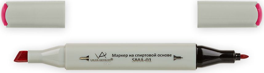 Vista-Artista Маркер Style K250 Deep Red33863325712 Vista-Artista Маркер Style K250 Deep Red33863325712Маркеры ТМ VISTA-ARTISTA Style позволяют работать различными живописными техниками такими, как скетчинг, создание иллюстраций, прорисовка дизайнов и др. Палитра маркеров включает 168 цветов - от пастельных до самых ярких (в том числе маркер-блендер). Маркеры обладают следующими параметрами:- На спиртовой основе.- Водостойкий и не смывается водой.- Два наконечника:* толстый, скошенный наконечник используют для закрашивания больших поверхностей и прорисовки широких линий, толщина линии 1-7 мм; * тонкий наконечник служит для тонких линий, прорисовки деталей и создания рисунка, толщина линии 1 мм.- Краска полупрозрачная, позволяет делать переходы из одного цвета в другой. После нанесения на бумагу высыхает почти сразу.- Цвета можно накладывать друг на друга и смешивать, получая при этом новые оттенки;- Не высыхает при плотно закрытых колпачках.- Маркер-блендер предназначен для создания визуальных эффектов - вымывания фона, смешивания цветов, добавления акварельных эффектов, изменения насыщенности цвета в рисунке.