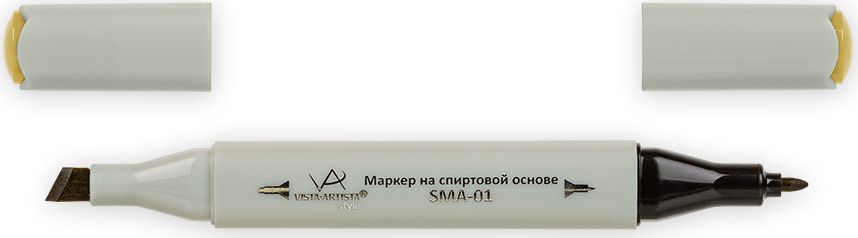 Vista-Artista Маркер Style цвет J128 желто-оливковый33863326972 Vista-Artista Маркер Style цвет J128 желто-оливковый33863326972Маркеры ТМ VISTA-ARTISTA Style позволяют работать различными живописными техниками такими, как скетчинг, создание иллюстраций, прорисовка дизайнов и др. Палитра маркеров включает 168 цветов - от пастельных до самых ярких (в том числе маркер-блендер). Маркеры обладают следующими параметрами:- На спиртовой основе.- Водостойкий и не смывается водой.- Два наконечника:* толстый, скошенный наконечник используют для закрашивания больших поверхностей и прорисовки широких линий, толщина линии 1-7 мм; * тонкий наконечник служит для тонких линий, прорисовки деталей и создания рисунка, толщина линии 1 мм.- Краска полупрозрачная, позволяет делать переходы из одного цвета в другой. После нанесения на бумагу высыхает почти сразу.- Цвета можно накладывать друг на друга и смешивать, получая при этом новые оттенки;- Не высыхает при плотно закрытых колпачках.- Маркер-блендер предназначен для создания визуальных эффектов - вымывания фона, смешивания цветов, добавления акварельных эффектов, изменения насыщенности цвета в рисунке.