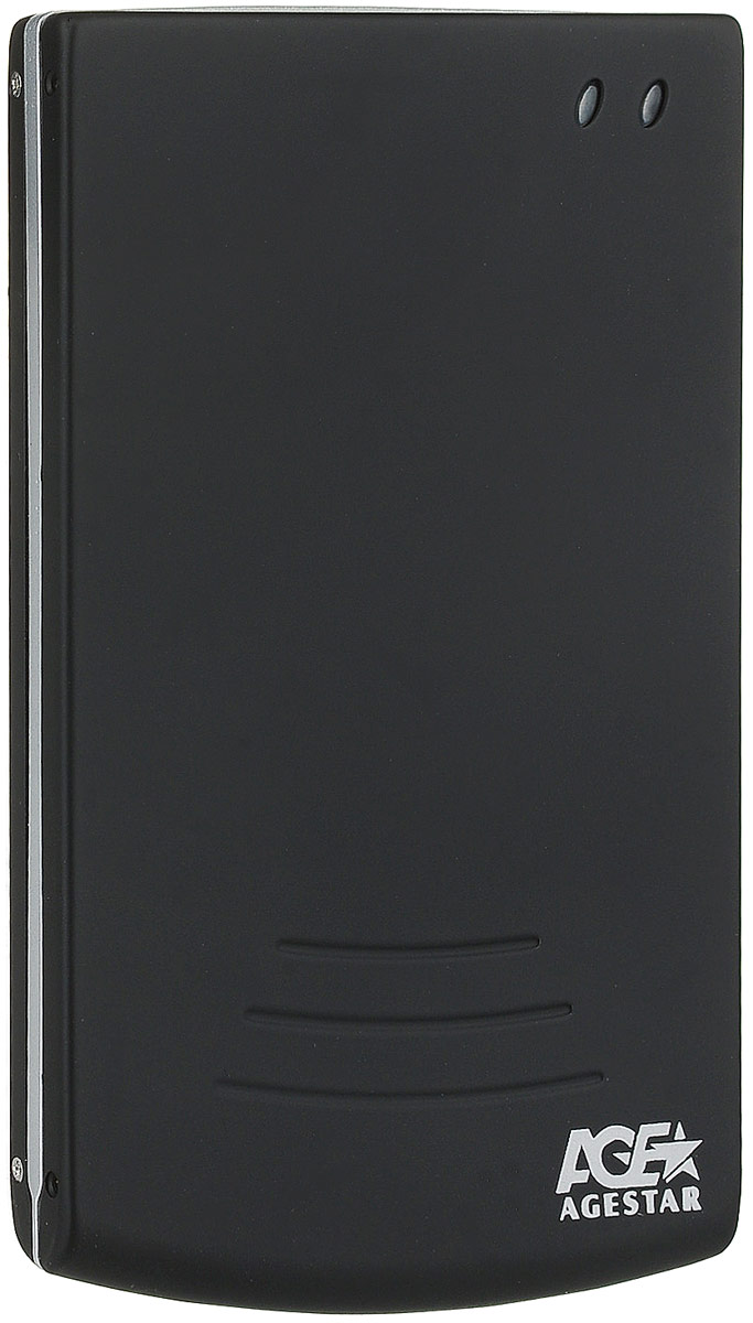 AgeStar SUB2O5, Black Silver внешний корпус для 2.5 HDD/SSDSUB2O5 AgeStar SUB2O5, Black Silver внешний корпус для 2.5 HDD/SSDSUB2O5Внешний корпус AgeStar SUB205 предназначен для работы с жесткими дисками форм-фактора 2.5 с интерфейсом SATA посредством интерфейса USB 2.0. Стильный алюминиевый корпус покрыт приятным на ощупь прорезиненным материалом. Для удобства установки жесткого диска в комплект поставки входит малогабаритная отвертка. Внешний корпус поддерживает функции Hot-Plug и Plug & Play.