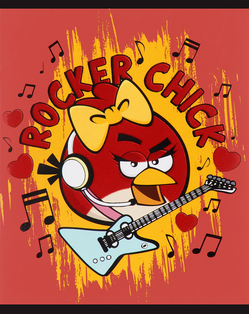Hatber Тетрадь Angry Birds 48 листов в клетку цвет красный оранжевый48Т5флB1_11827 Hatber Тетрадь Angry Birds 48 листов в клетку цвет красный оранжевый48Т5флB1_11827Тетрадь Hatber Angry Birds отлично подойдет для занятий школьнику или студенту.Обложка, выполненная из плотного картона, позволит сохранить тетрадь в аккуратном состоянии на протяжении всего времени использования.Внутренний блок тетради, соединенный скрепками, состоит из 48 листов белой бумаги в голубую клетку с полями красного цвета.