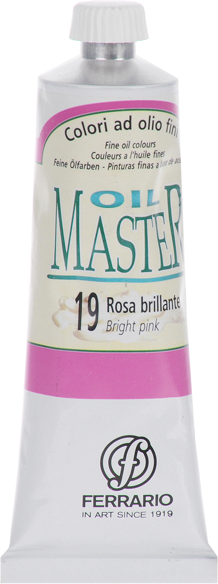 Ferrario Краска масляная Oil Master цвет №19 бриллиантовый розовый